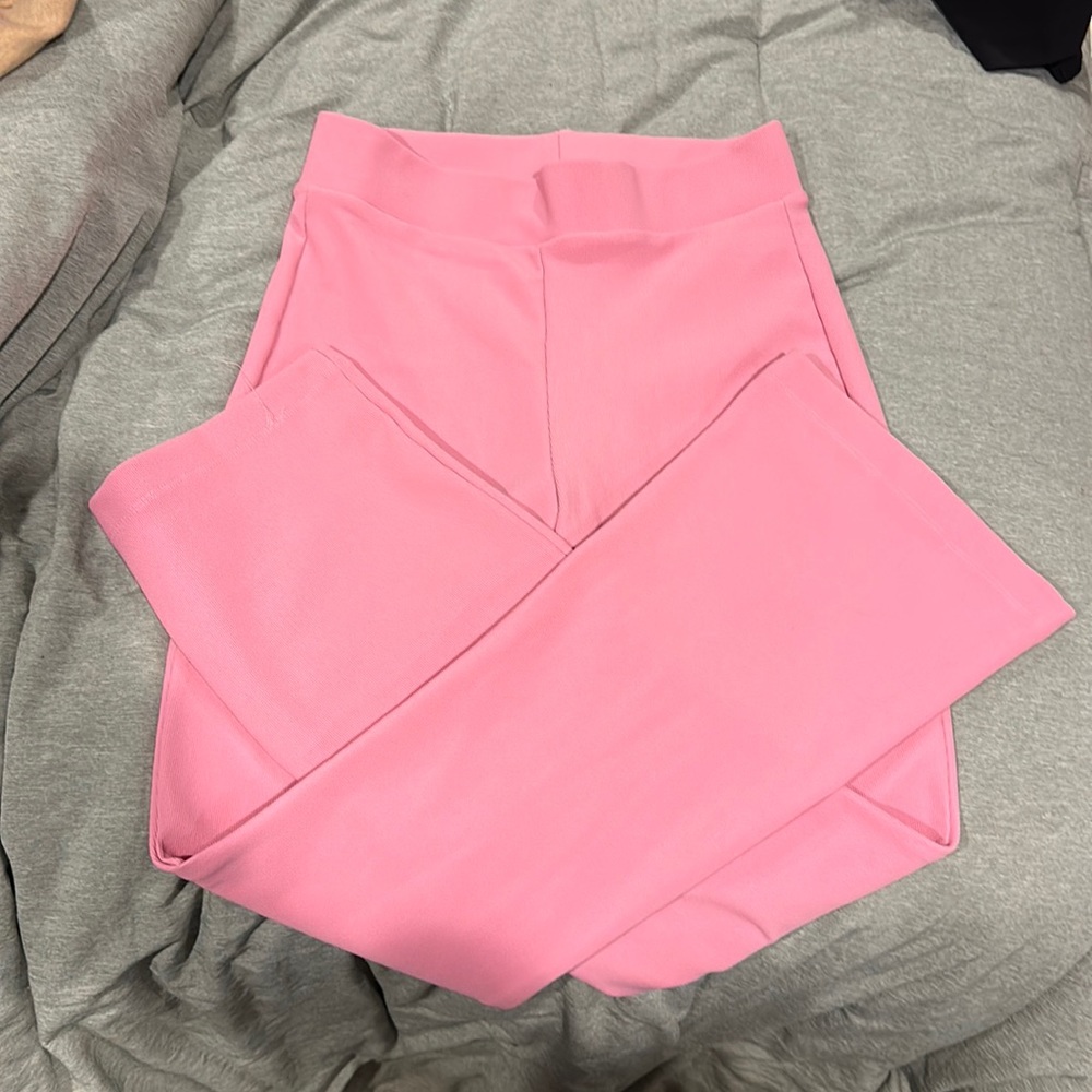 Zara pink flared pants